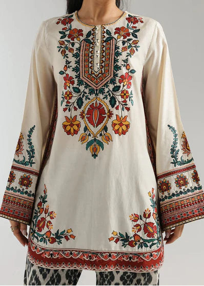 Grace W968- Digital Printed 2pc Karandi Dress.