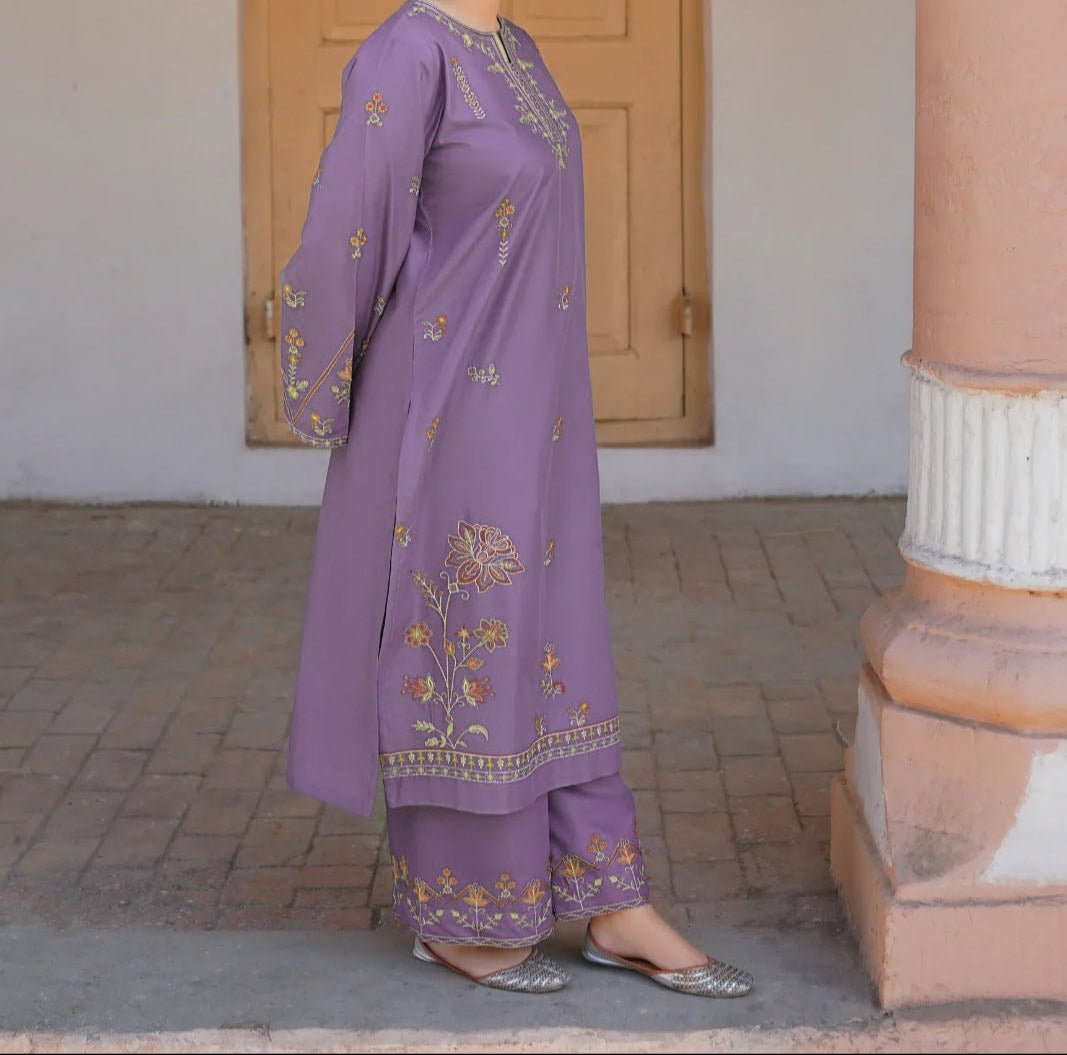 Grace S1215-Embroidered 2pc Lawn Dress