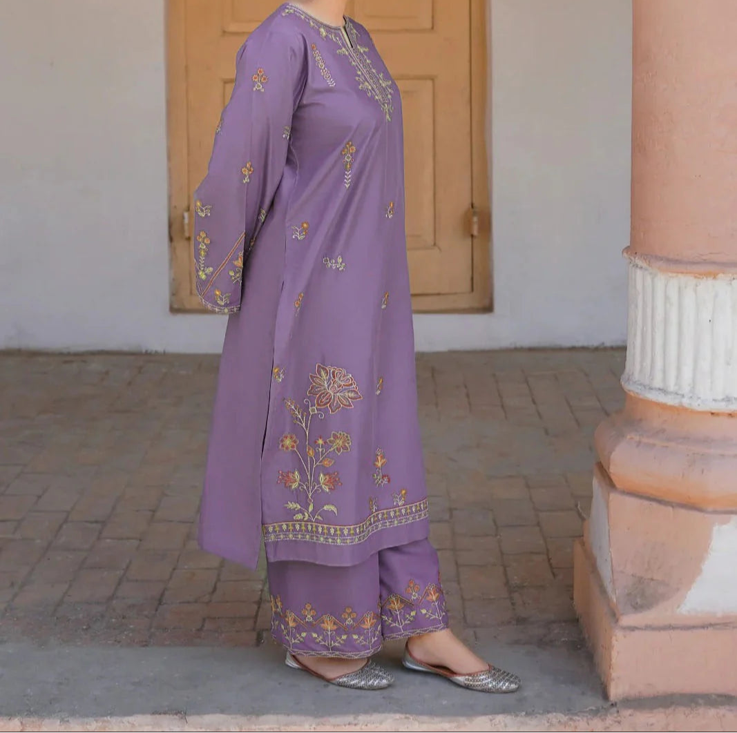 Grace W705-Embroidered 2pc Marina Dress