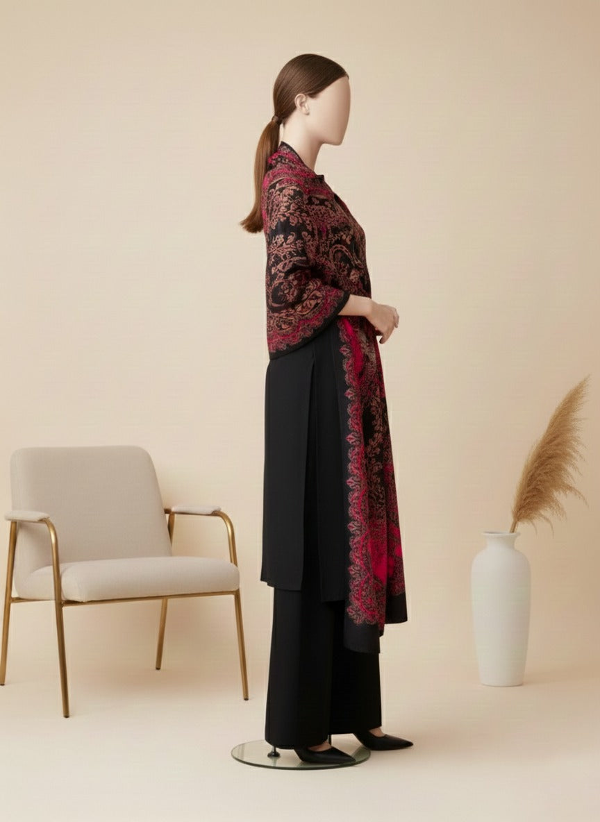 001-Printed Pashmina Shawl.