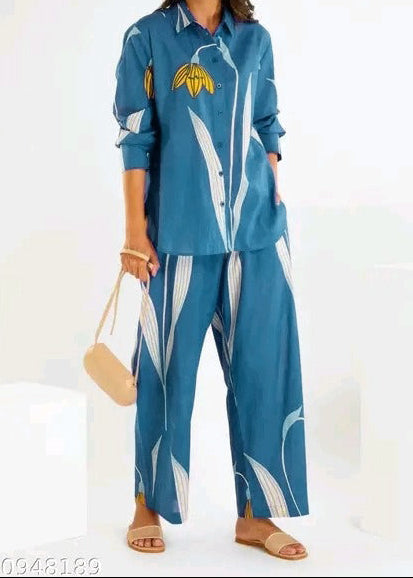 Grace W968- Digital Printed 2pc Karandi Dress.