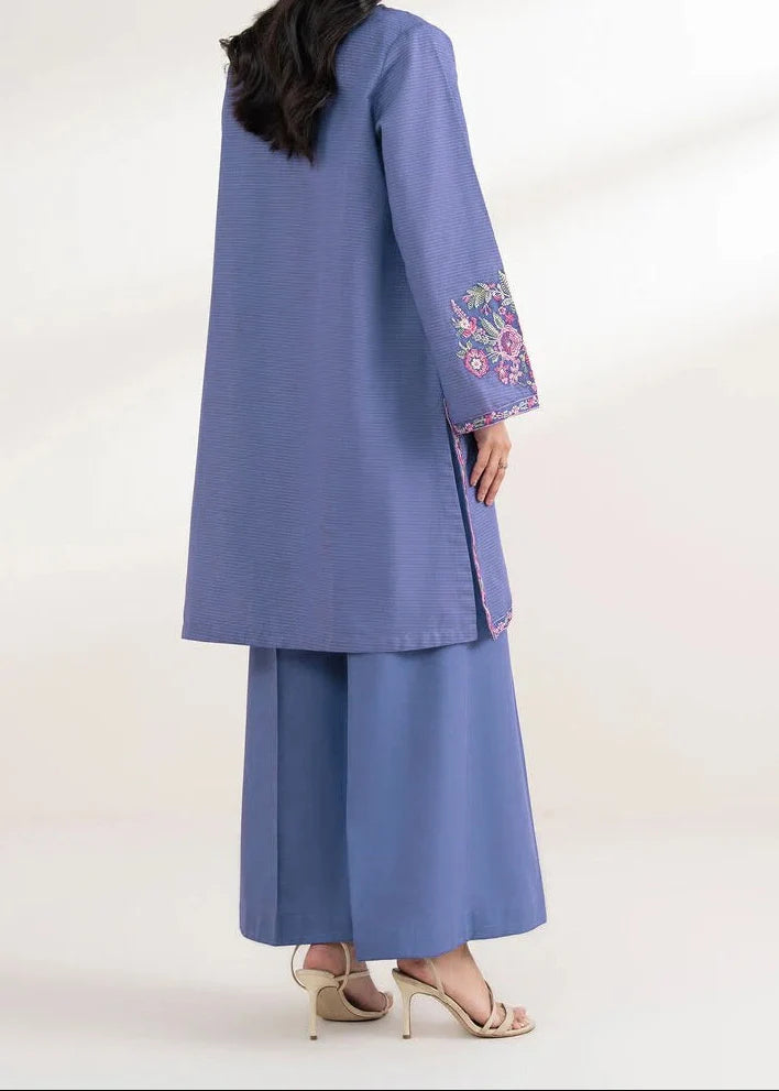 Grace Z-(W1014) - Stitched Embroidered 2pc Marina Dress.