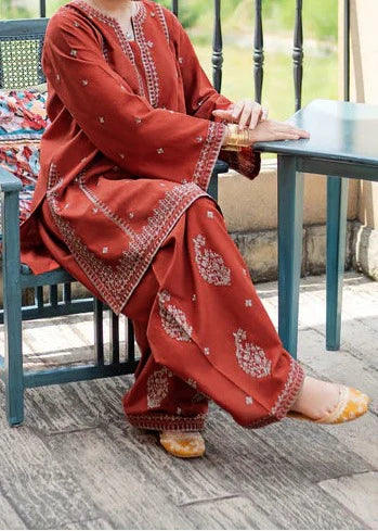 Grace Z-(S1304) - Stitched Embroidered 2pc Lawn Dress.