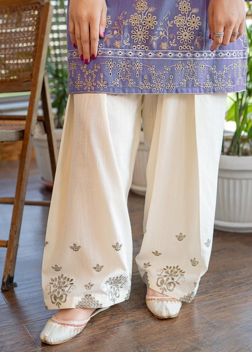Grace S1339-Embroidered 2pc CHIKANKARI  Lawn Dress.