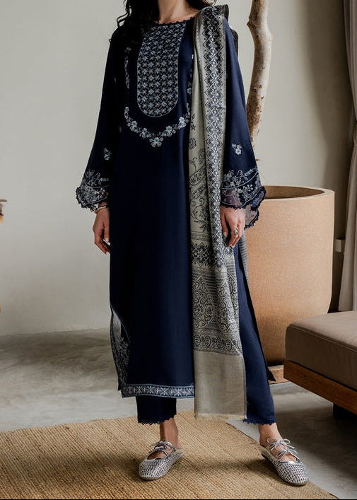 Grace S1340-Embroidered 3pc Lawn Dress With Printed Lawn Dupatta.
