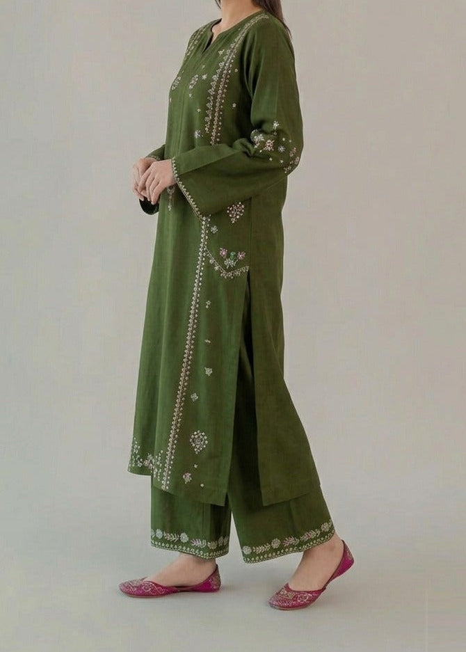 Grace S1347-Embroidered 2pc Lawn Dress.