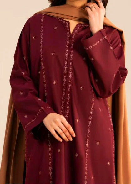 Grace S1382 - Embroidered 3pc Lawn Dress With Printed Lawn Dupatta.