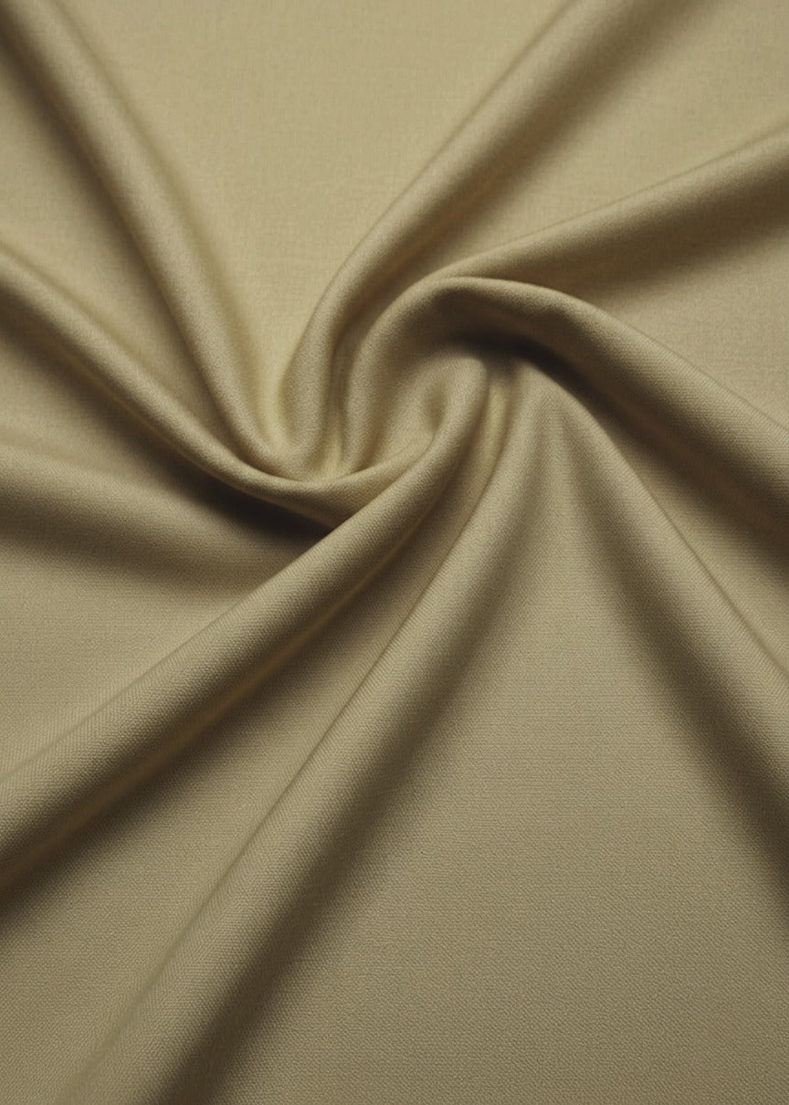 Sand Beige - Men’s Cotton Unstitched Suit.
