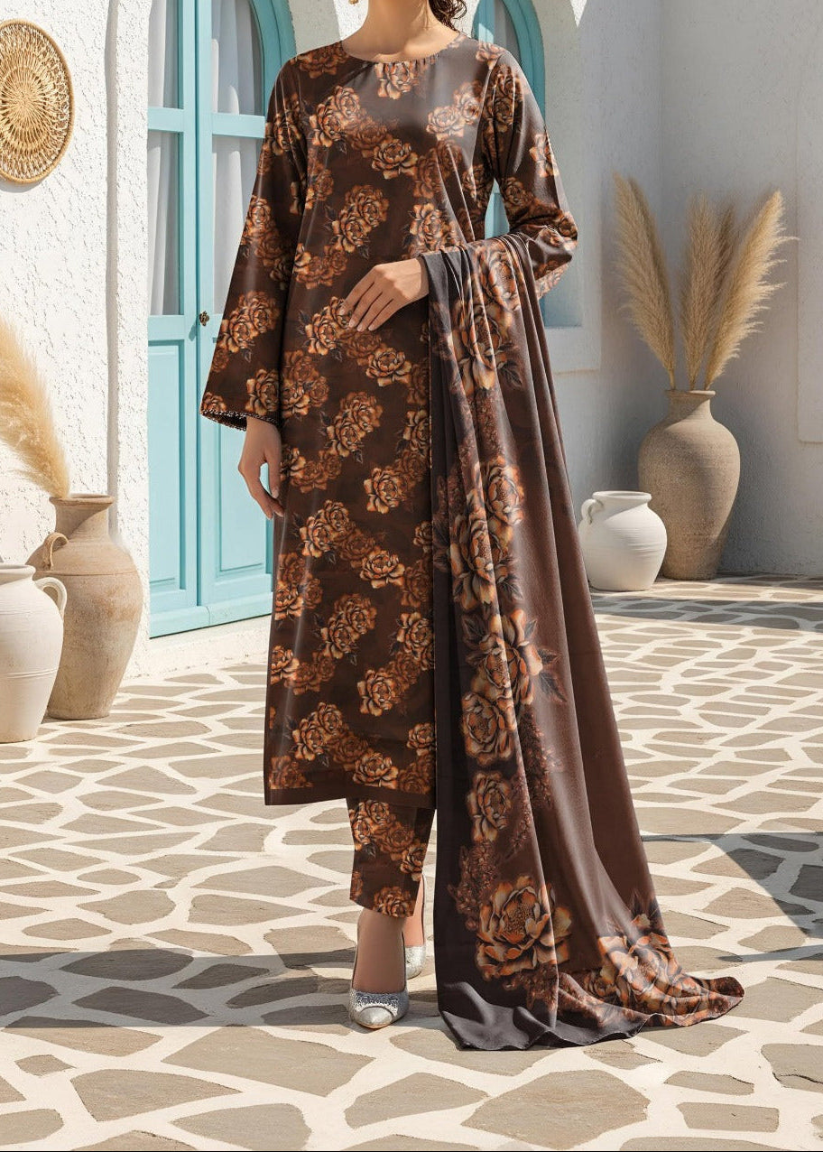 Grace S1412- Digital Printed 3pc Lawn Dress With Printed Lawn Dupatta.