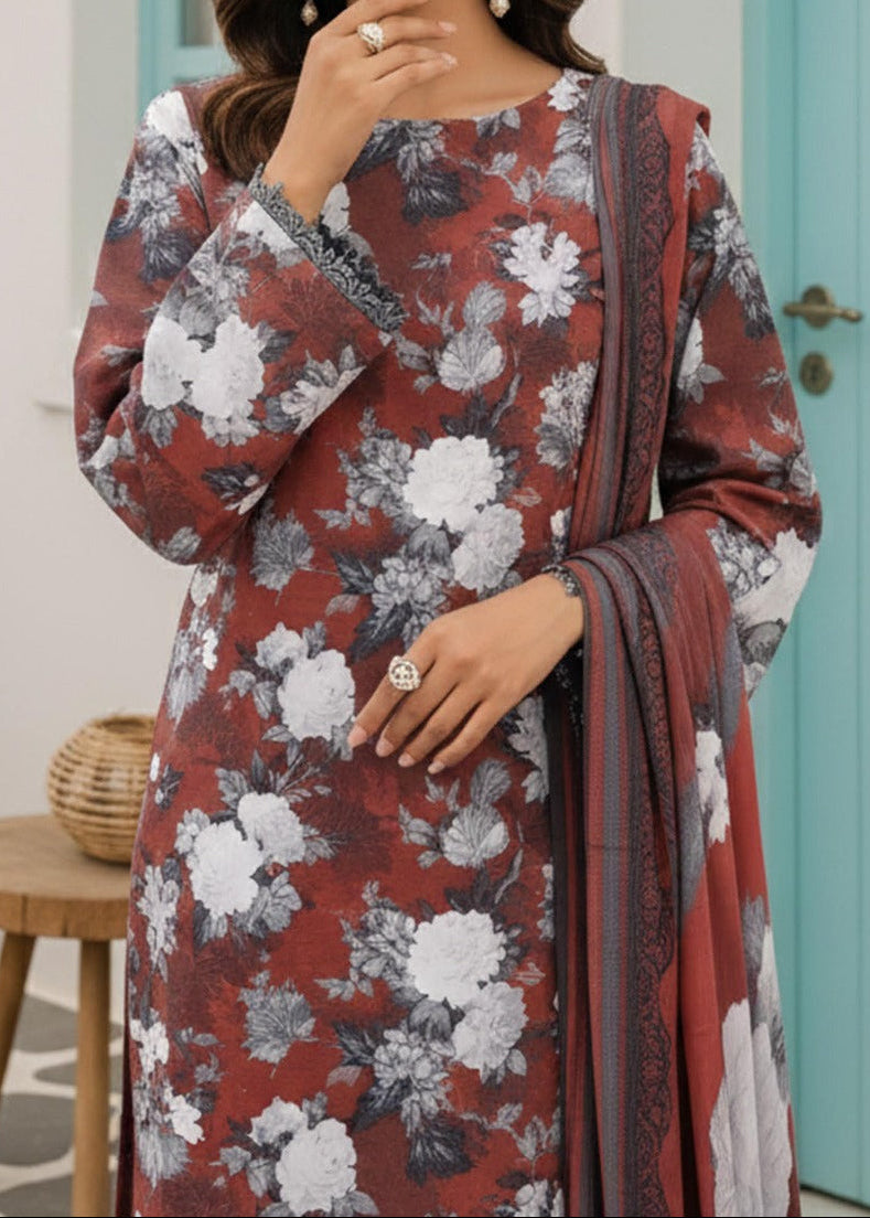 Grace S1415- Digital Printed 3pc Lawn Dress With Printed Lawn Dupatta.