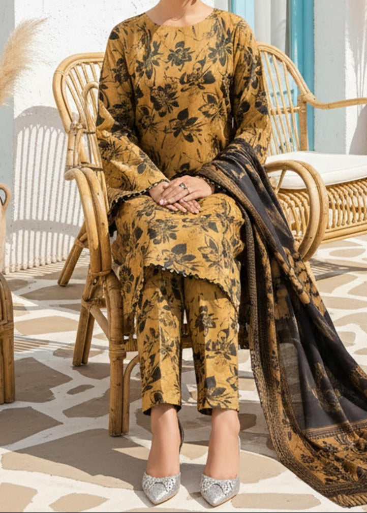 Grace S1418- Digital Printed 3pc Lawn Dress With Printed Lawn Dupatta