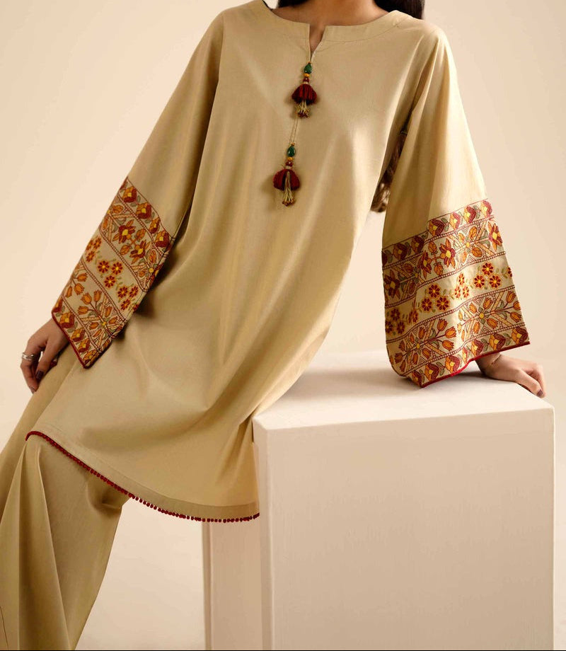 Grace S1410 - Embroidered 2pc lawn dress.