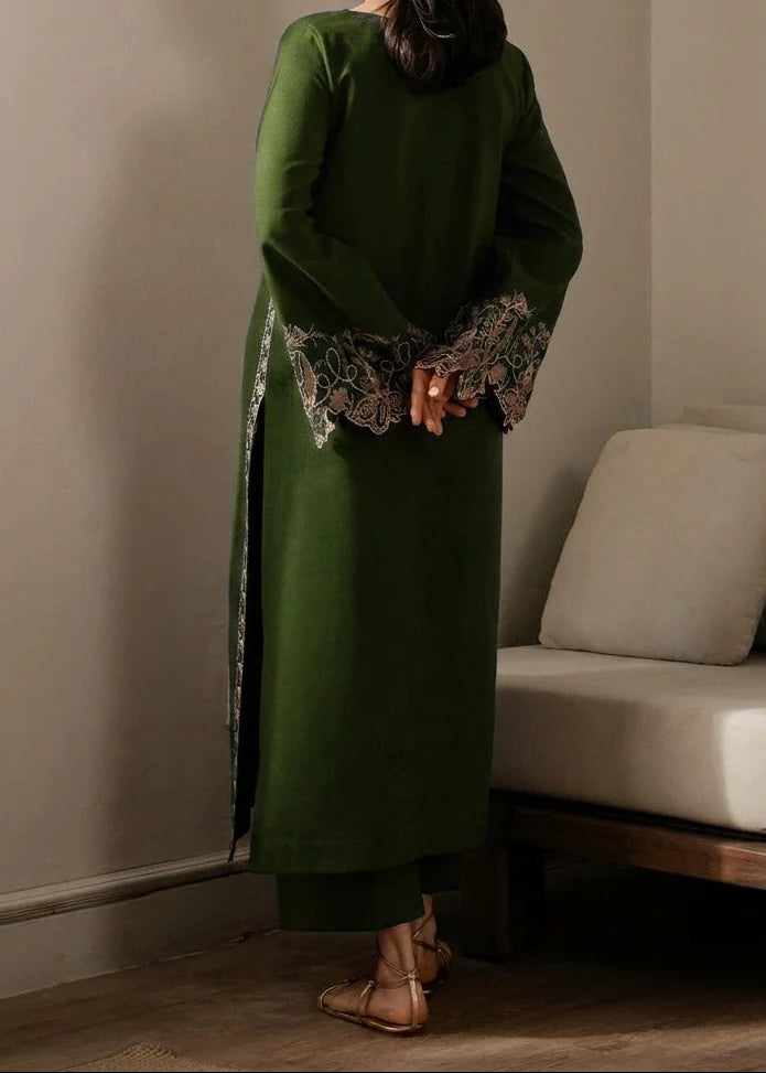 Grace Z-(S1466) - Stitched Embroidered 2pc Lawn Dress.