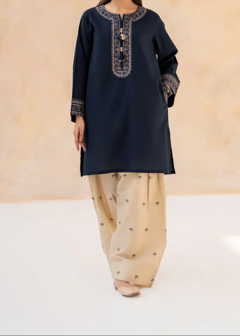 Grace S1470 -Embroidered 2pc lawn dress.