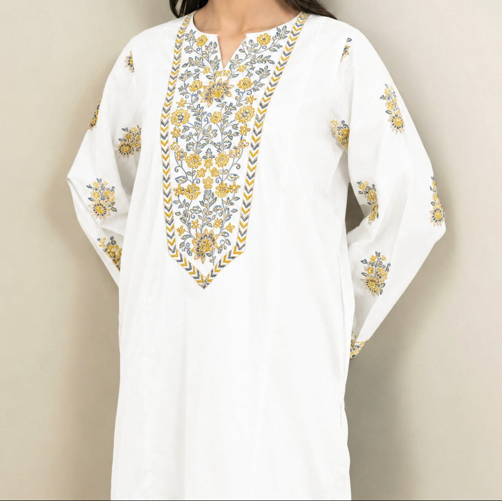 Grace S1498 -Embroidered 2pc lawn dress.