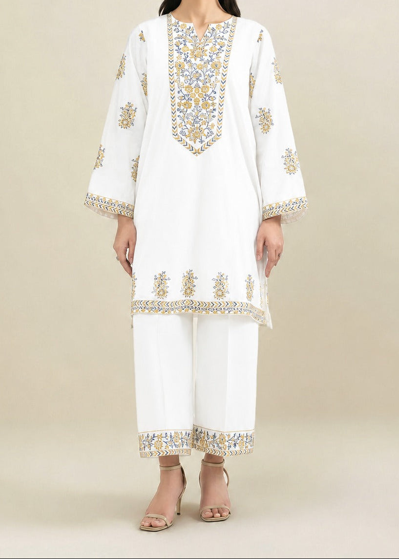 Grace S1498 -Embroidered 2pc lawn dress.
