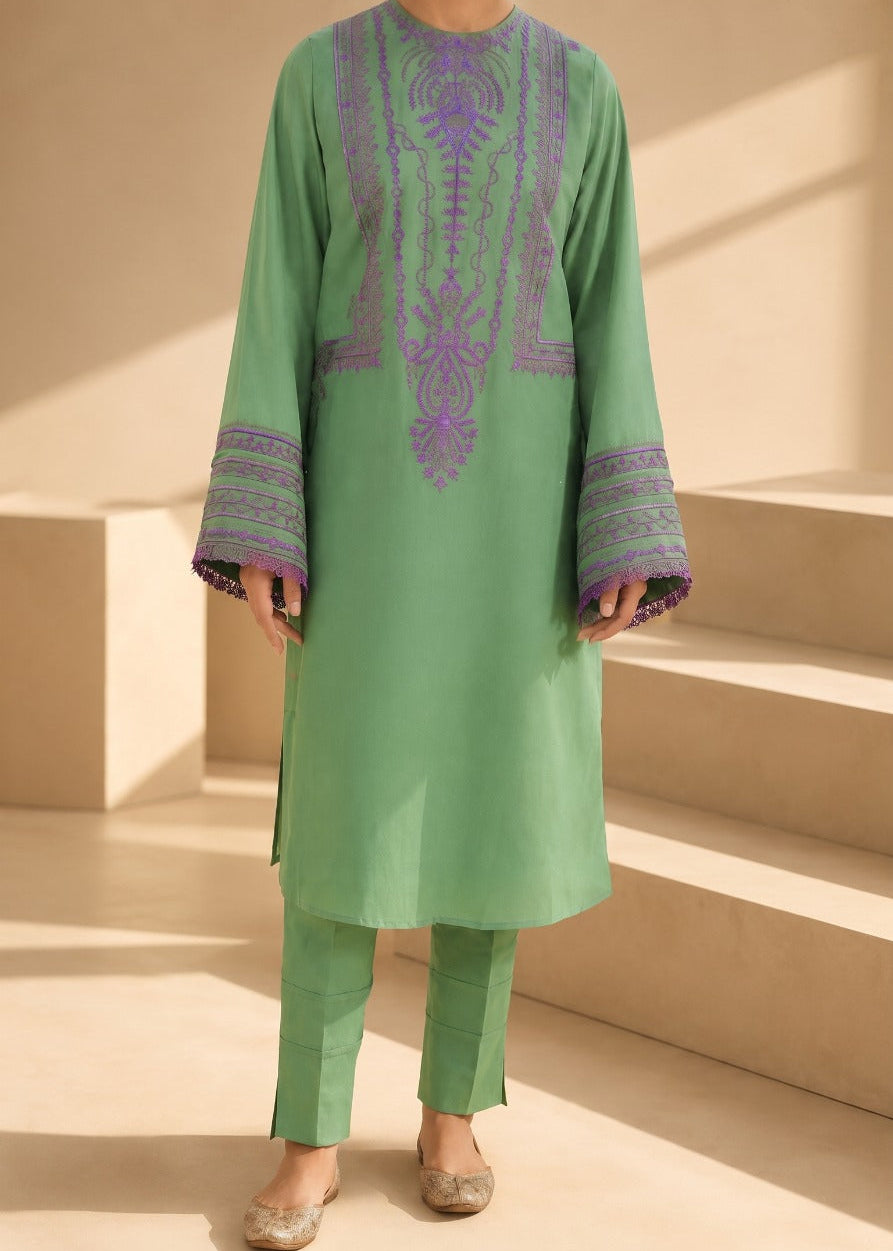 Grace S1543-Embroidered 2pc Lawn Dress.