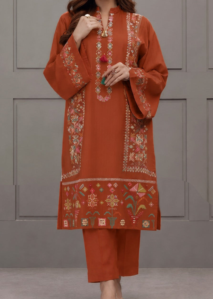 Grace S1548-Embroidered 2pc Lawn Dress.