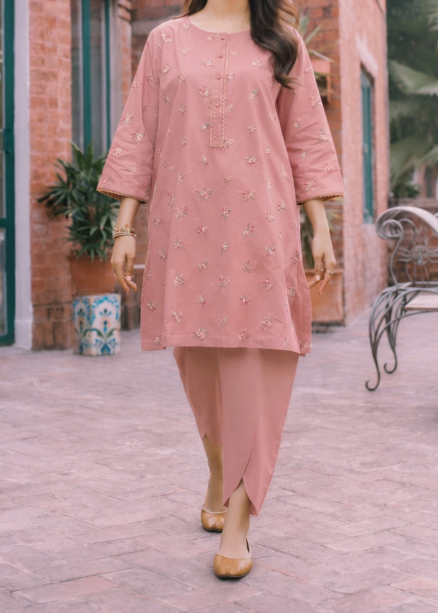 Grace S1549-Embroidered 2pc Lawn Dress.