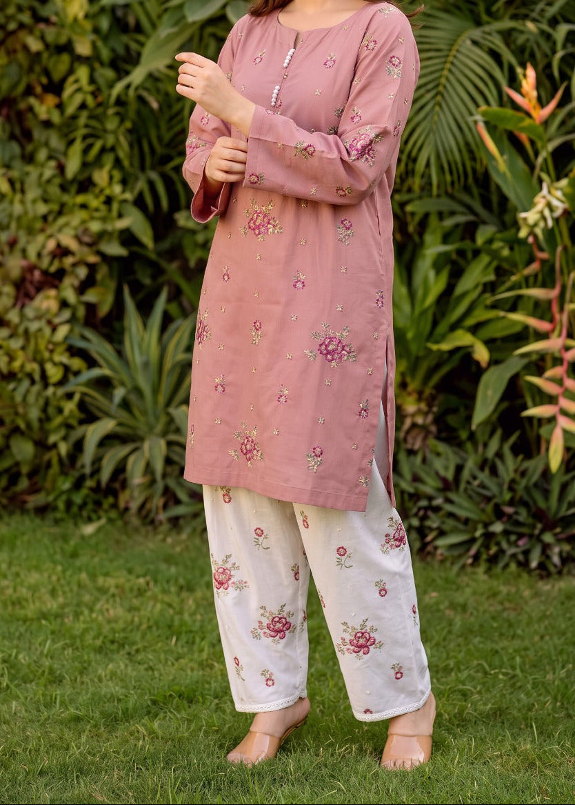 Grace S1553-Embroidered 2pc Lawn Dress.