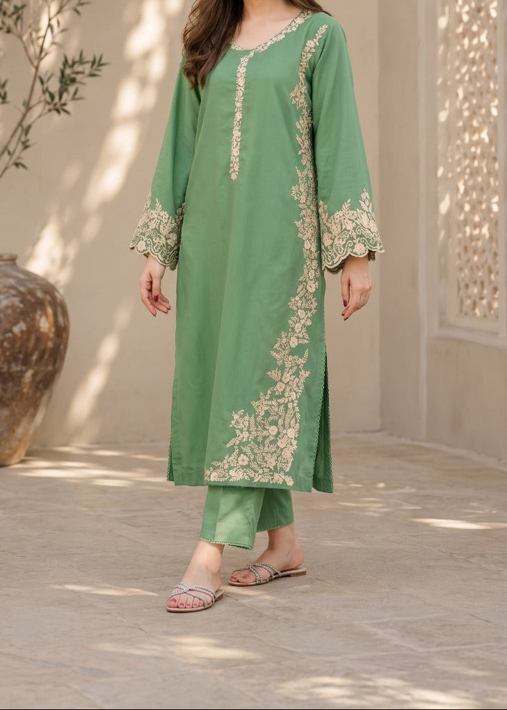 Grace S1561-Embroidered 2pc Lawn Dress.