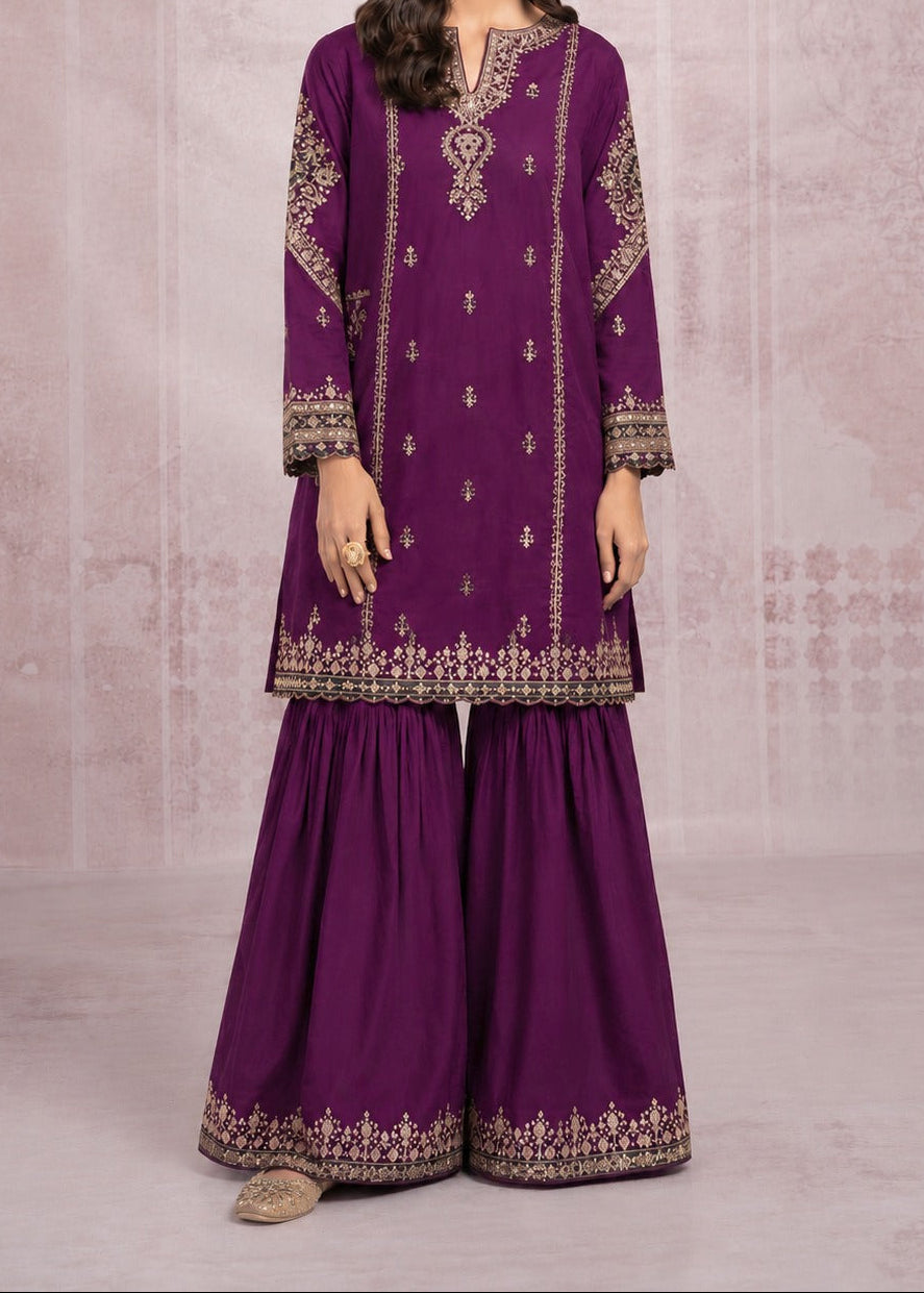Grace S1567-Embroidered 2pc Lawn Dress.