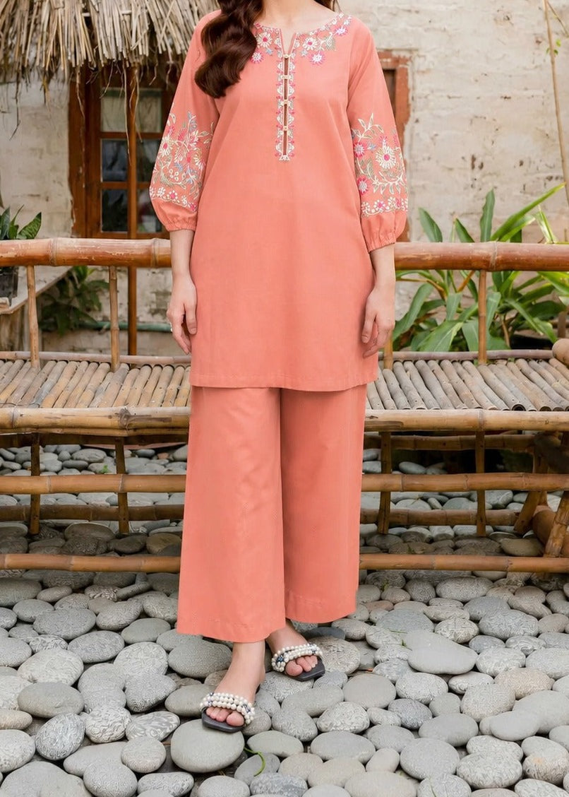 Grace S1546-Embroidered 2pc Lawn Dress.