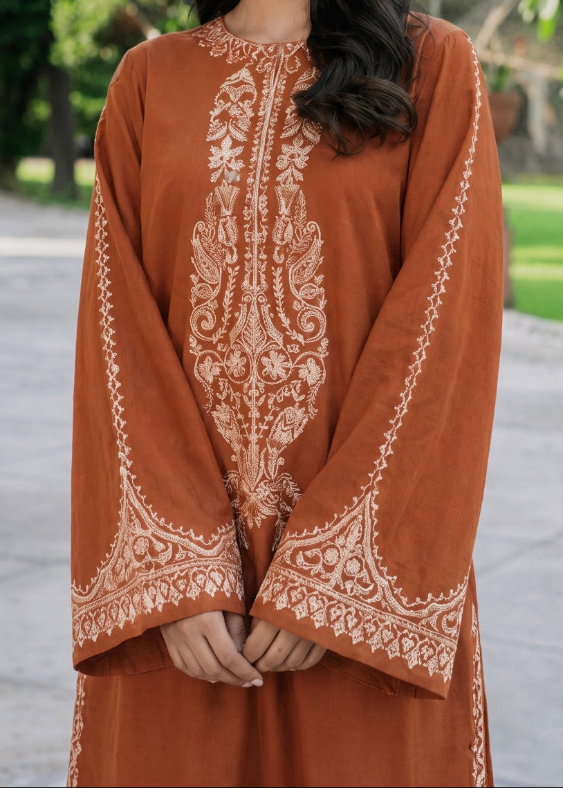 Grace S1582-Embroidered 2pc Lawn Dress.