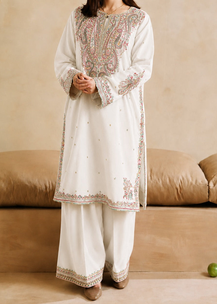 Grace S1587-Embroidered 2pc Lawn Dress.