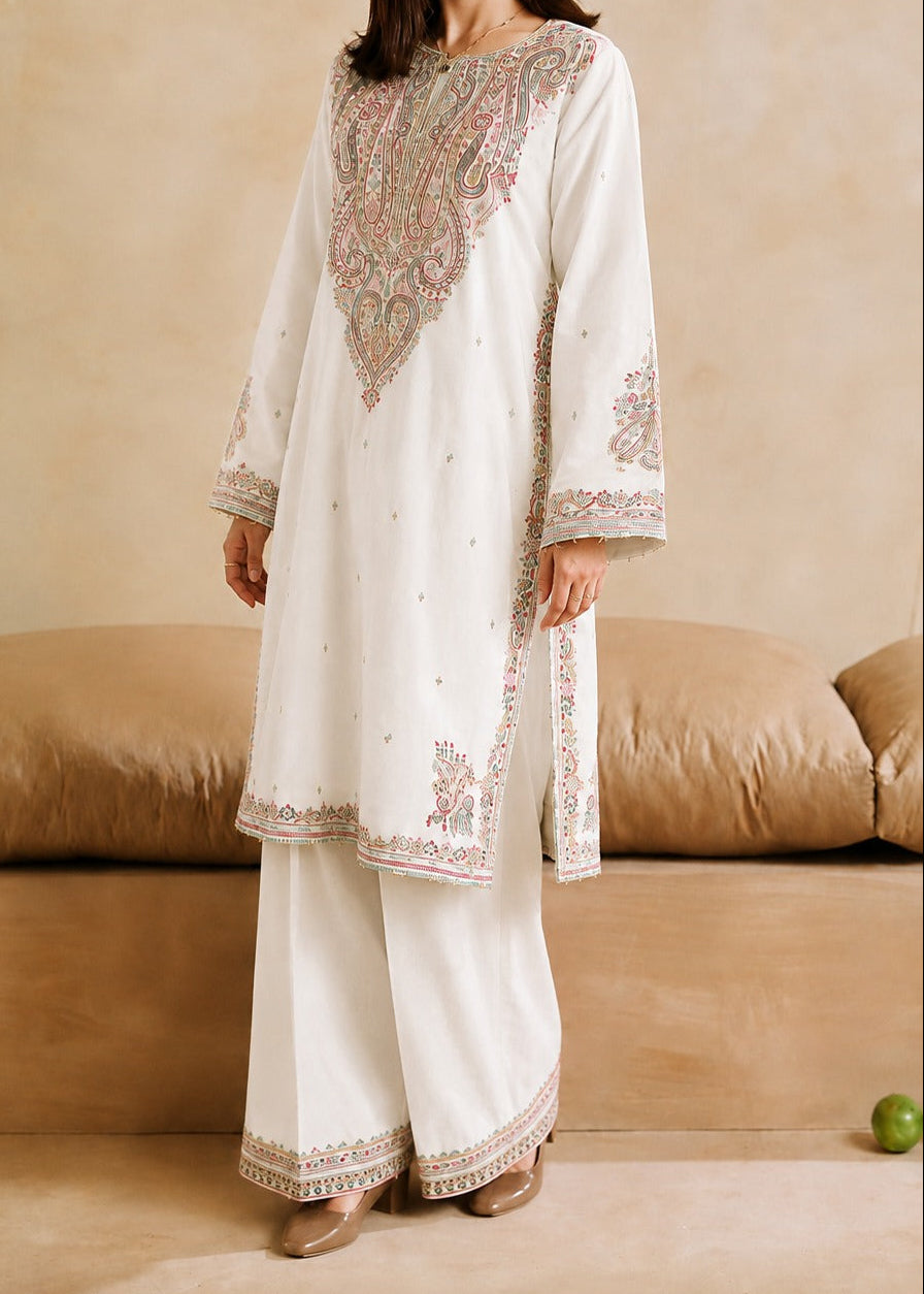 Grace S1587-Embroidered 2pc Lawn Dress.