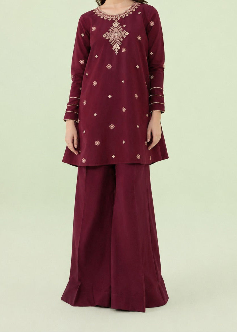 Grace S1597-Embroidered 2pc Lawn Dress.
