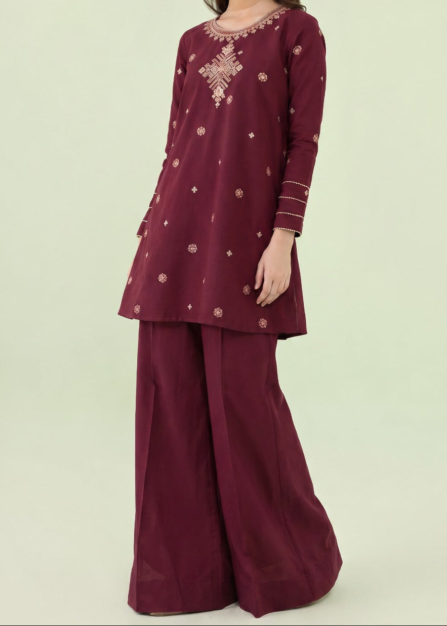 Grace S1597-Embroidered 2pc Lawn Dress.