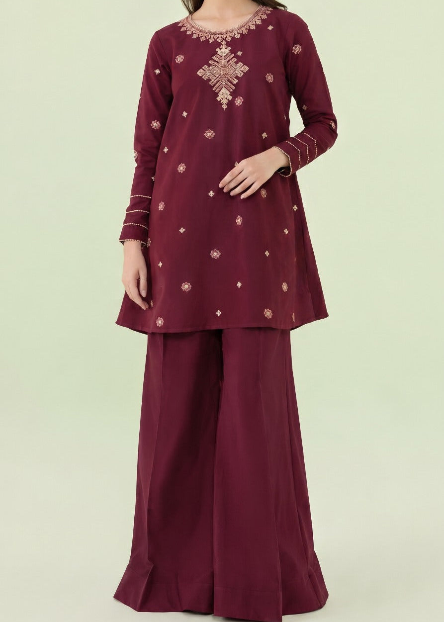 Grace S1597-Embroidered 2pc Lawn Dress.