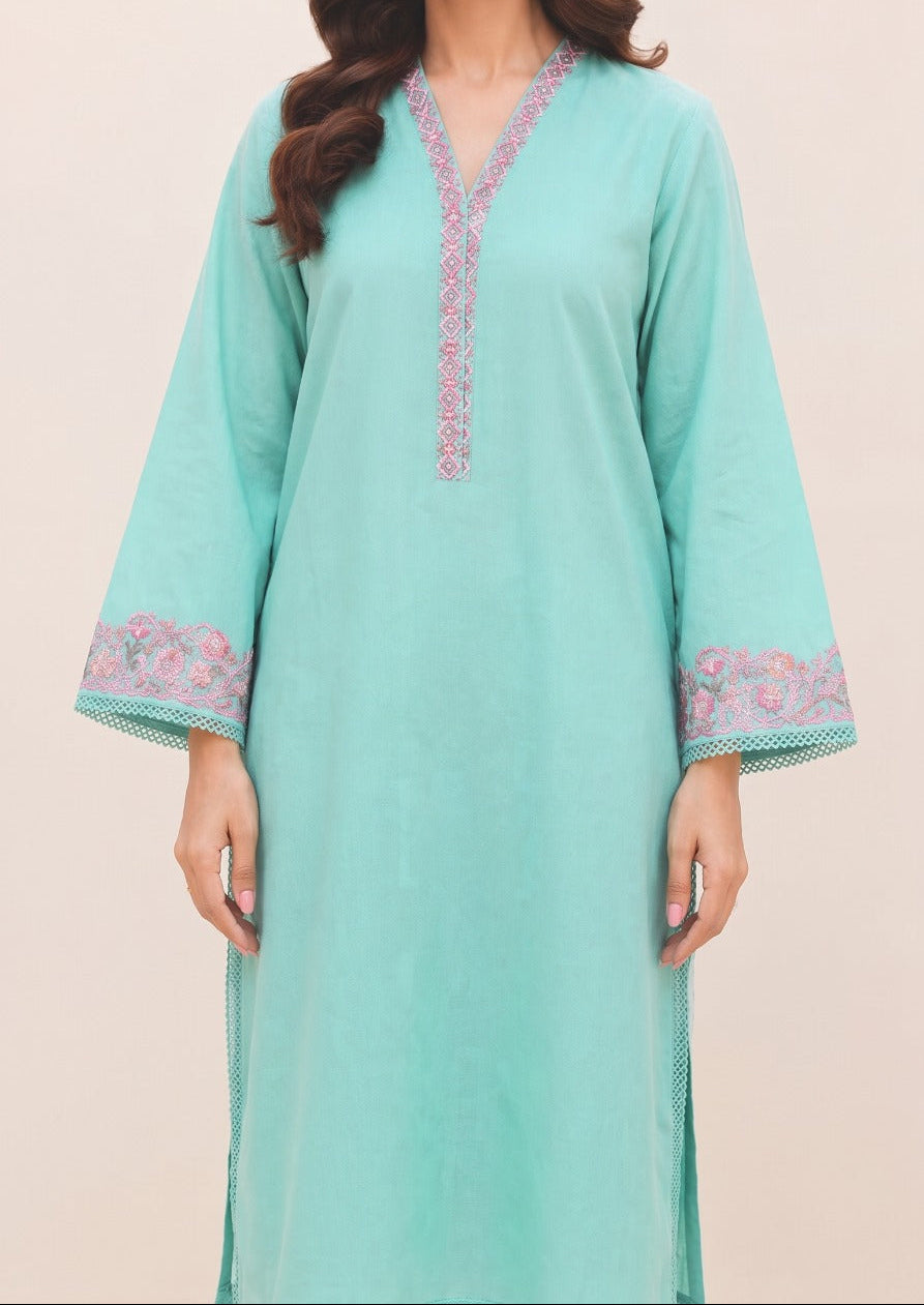 Grace S1595-Embroidered 2pc Lawn Dress.