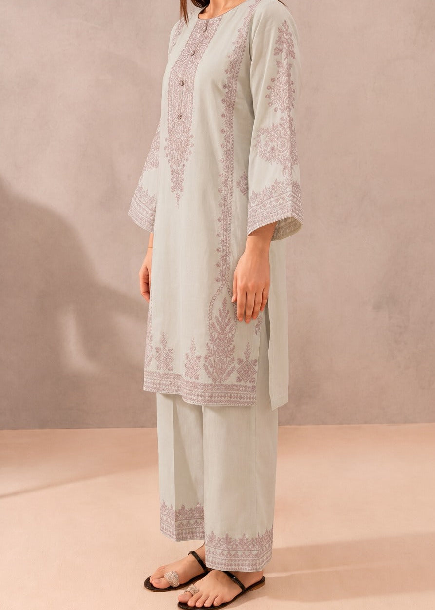 Grace S1596-Embroidered 2pc Lawn Dress.