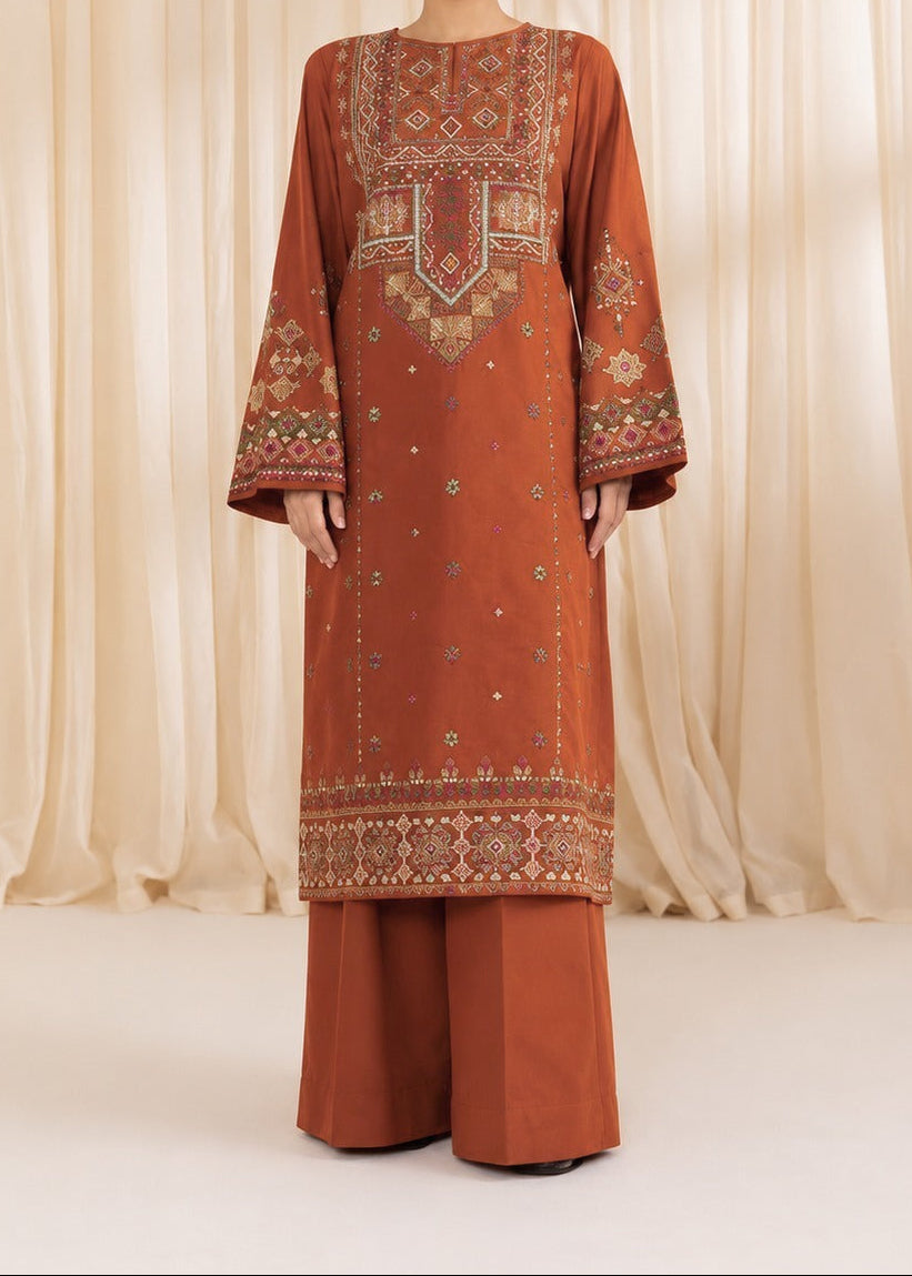 Grace S1601-Embroidered 2pc Lawn Dress.