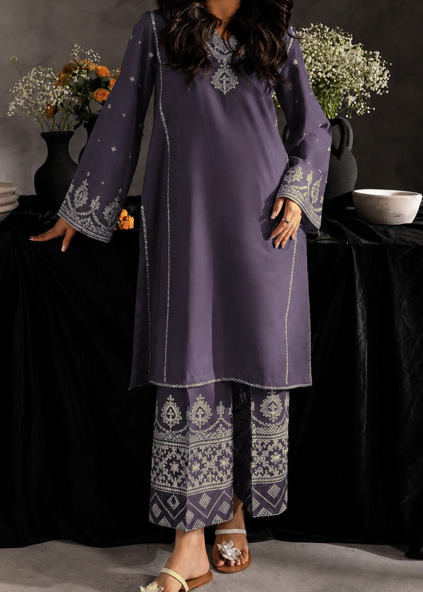 Grace W1025 - Embroidered Sequence 2pc Marina Dress.