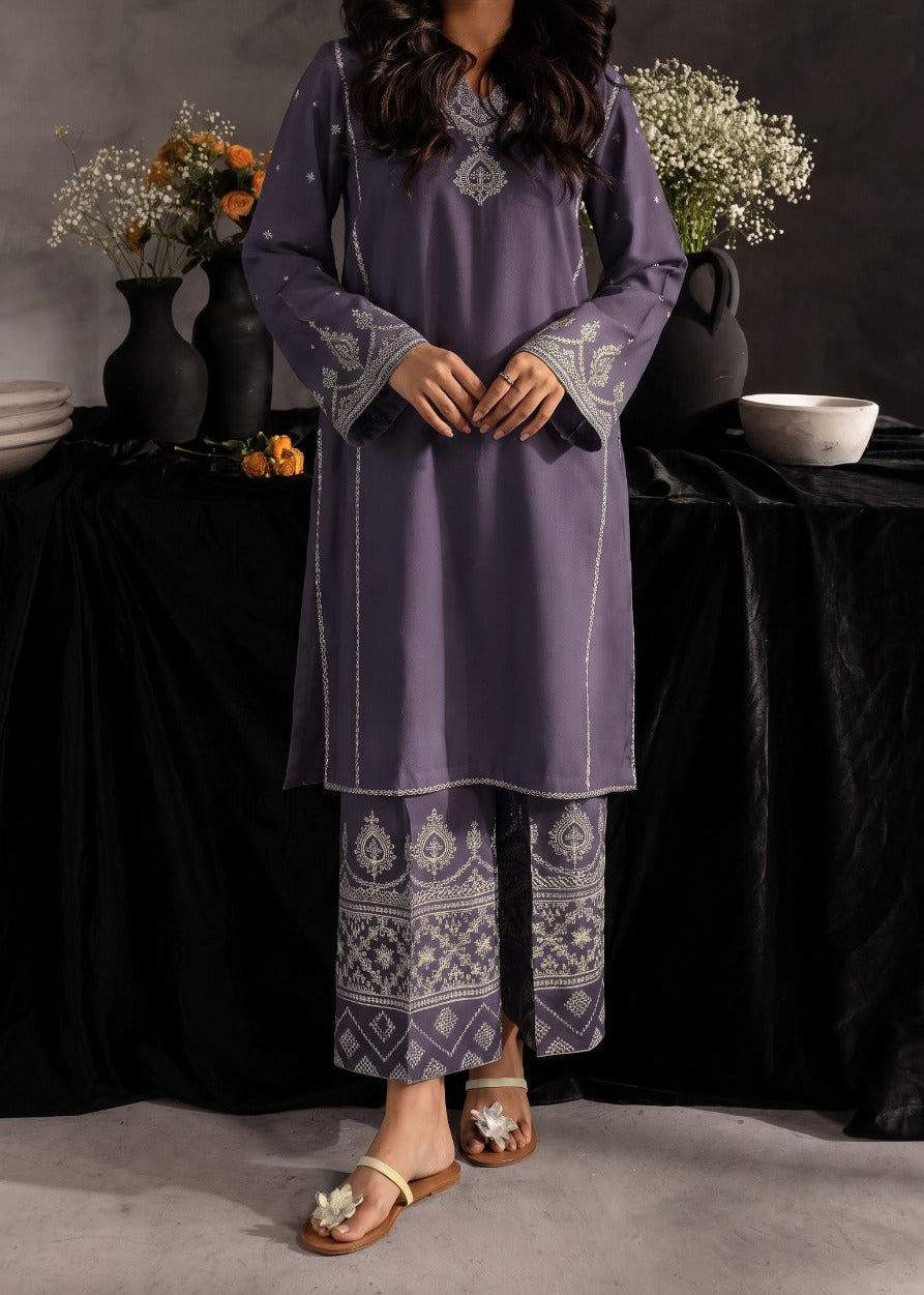 Grace W1025 - Embroidered Sequence 2pc Marina Dress.
