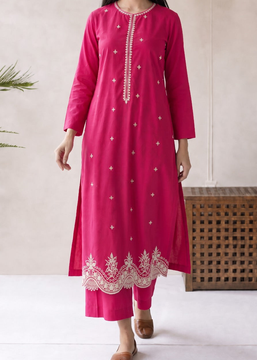 Grace S1606-Embroidered 2pc Lawn Dress.