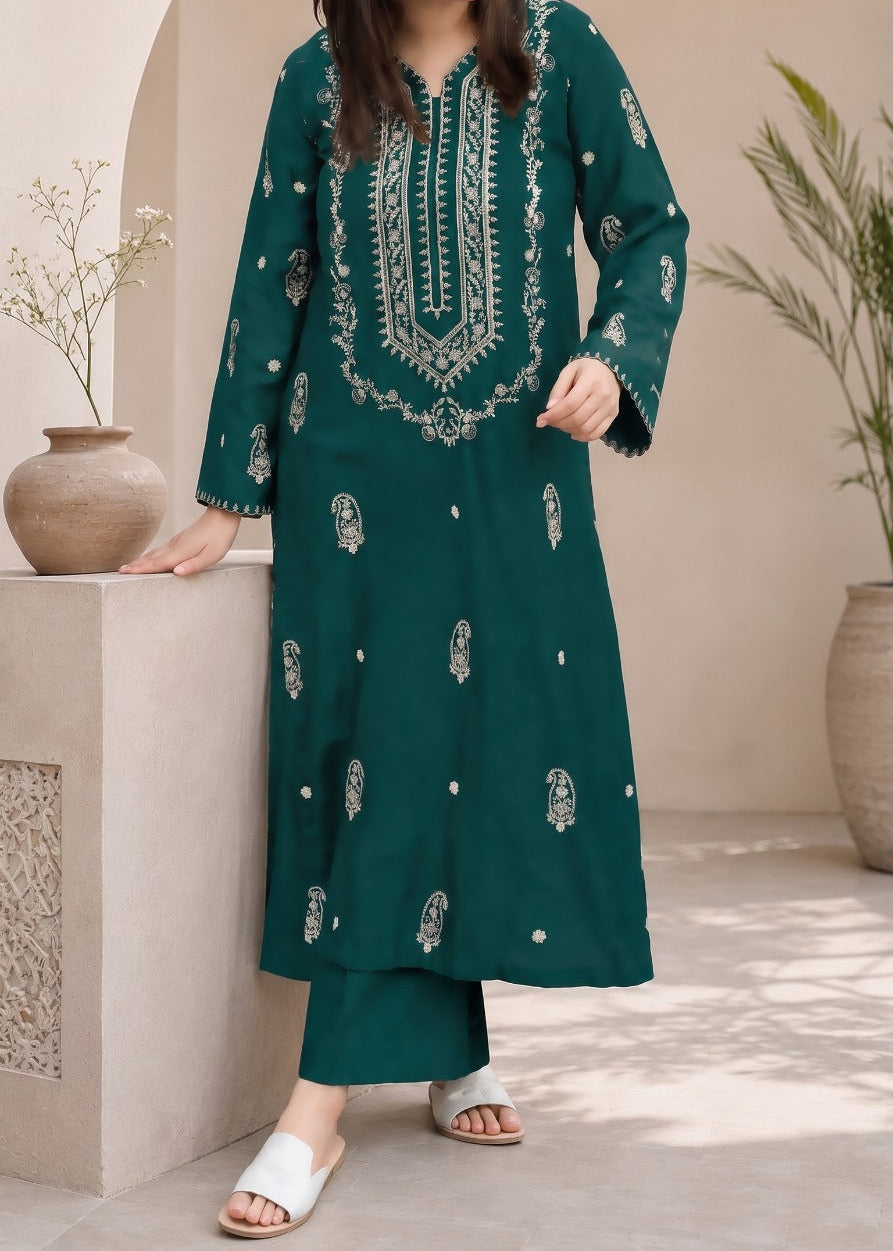 Grace W1031 - Embroidered 2pc Marina Dress.