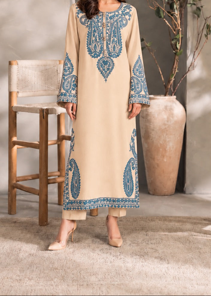 Grace W1037 - Embroidered 2pc Marina Dress.