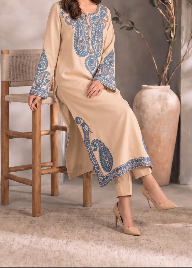 Grace W1037 - Embroidered 2pc Marina Dress.