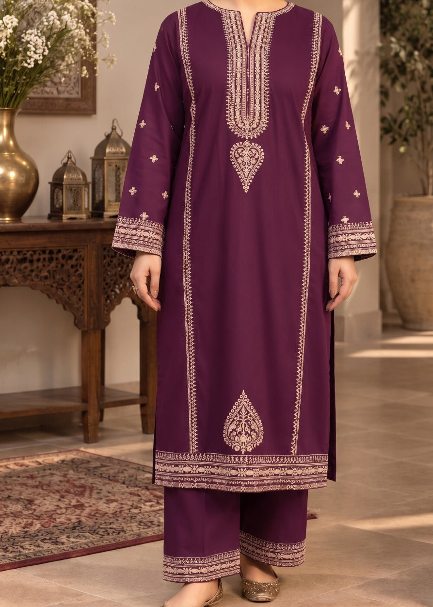 Grace S1622-Embroidered 2pc Lawn Dress.
