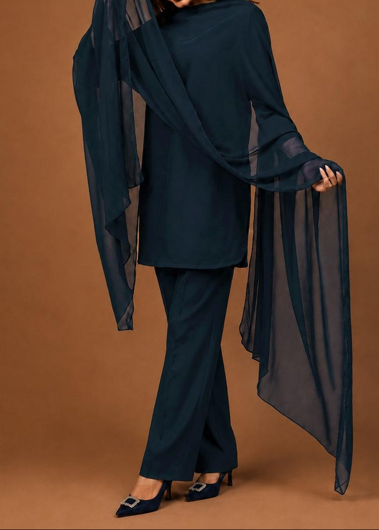 Grace T05- Plain Dyed Chiffon Dupatta.