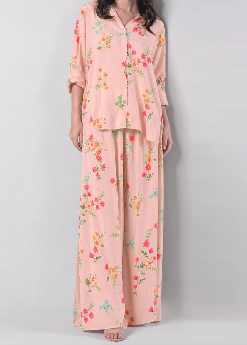 Grace Z-(W1066) - Stitched Digital Printed 2pc Silk Dress.