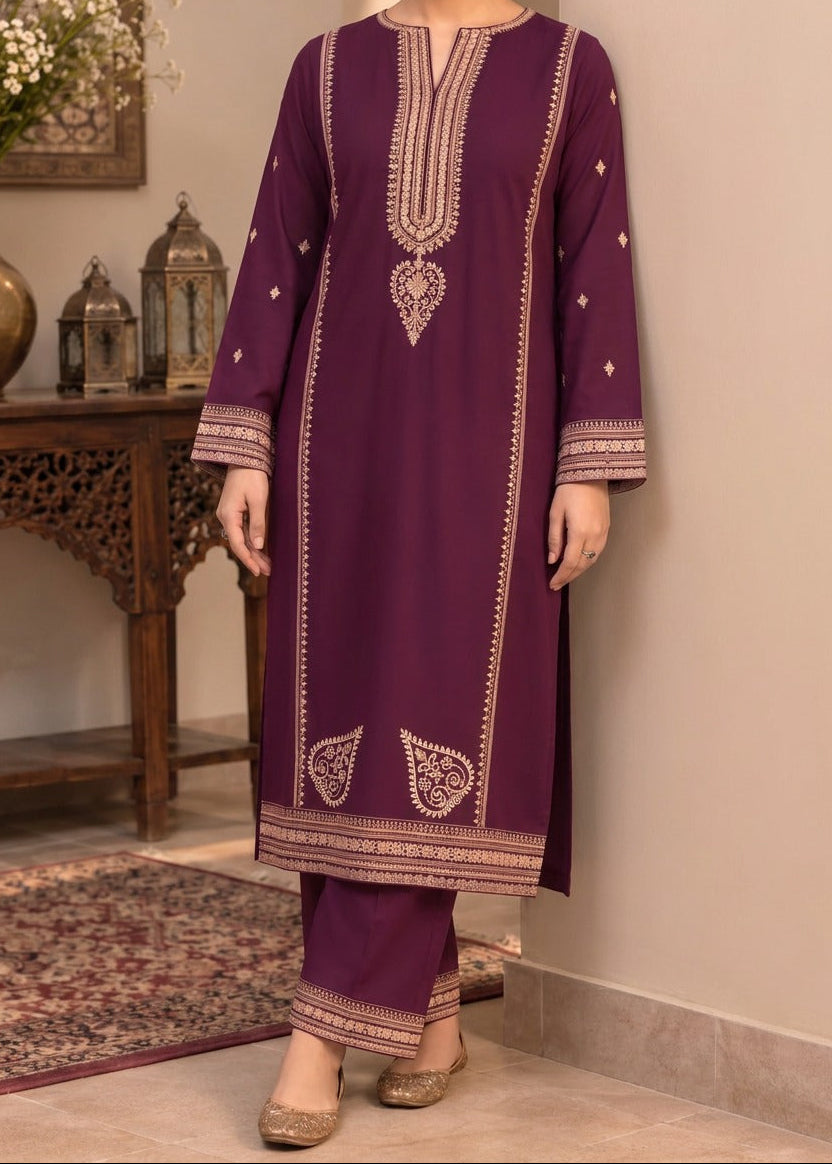 Grace W1088 - Embroidered 2pc Marina Dress.