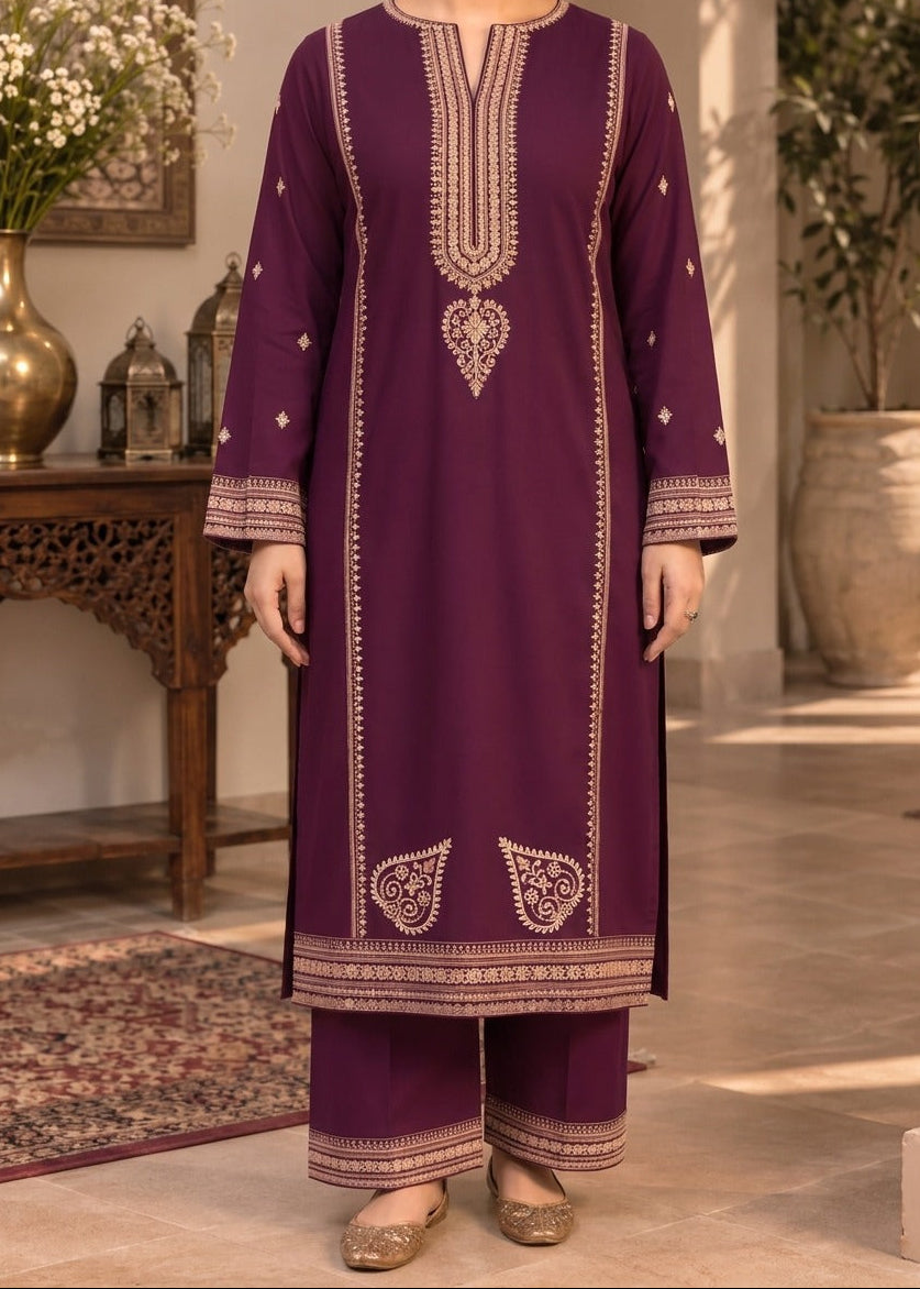 Grace S1622-Embroidered 2pc Lawn Dress.
