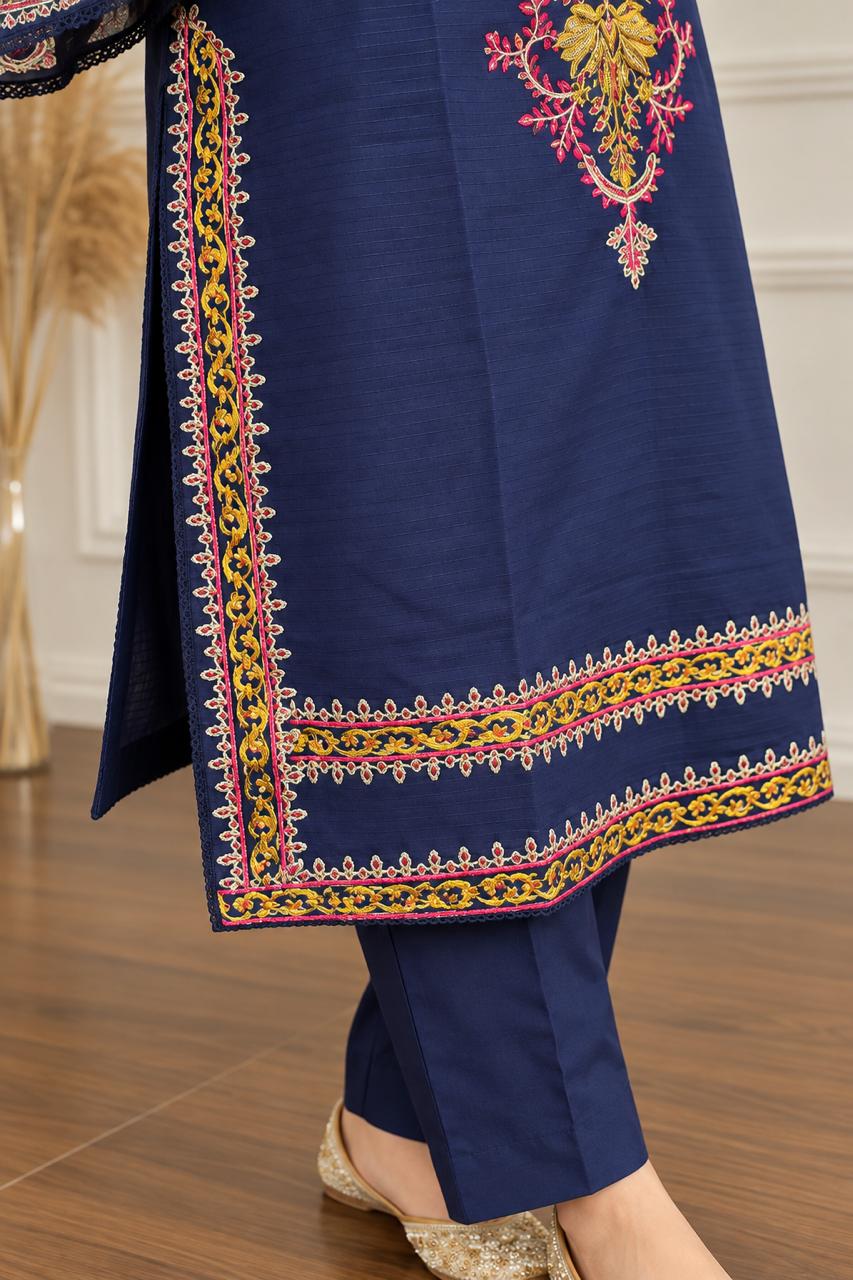 Grace S1636-Embroidered 2pc Lawn Dress.