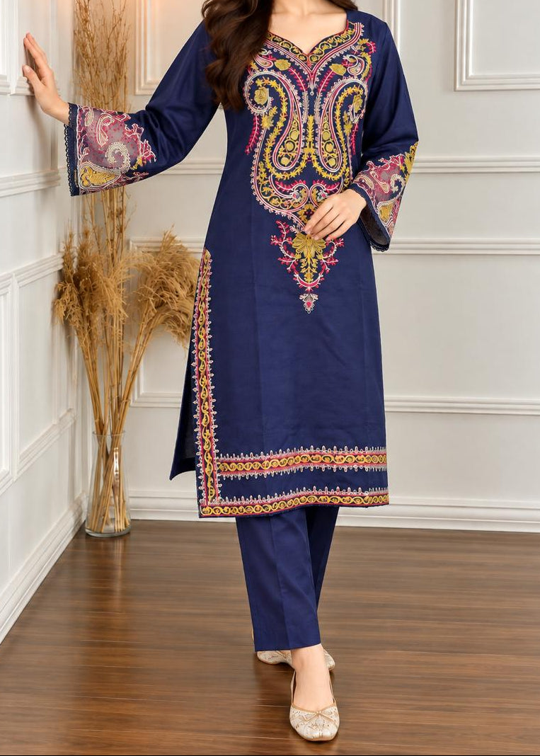 Grace S1636-Embroidered 2pc Lawn Dress.