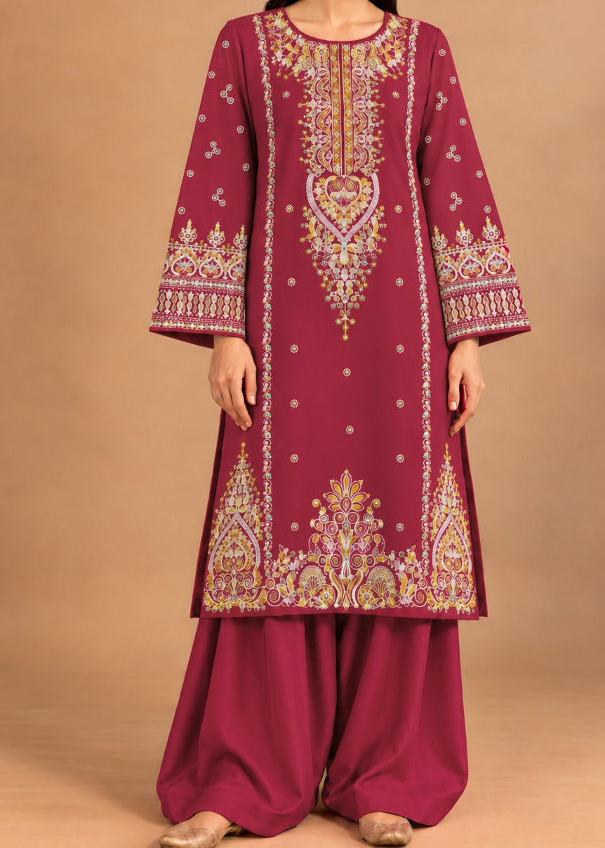 Grace W1105 - Embroidered 2pc Marina Dress.